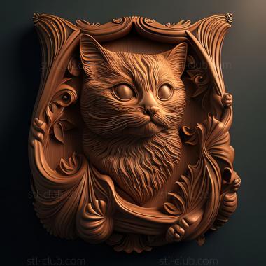 3D model st cat (STL)